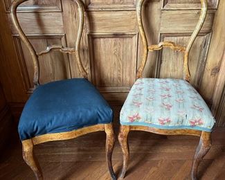 7 Vintage Solid Birch Chairs With Cushioned Seats
Lot #: 77