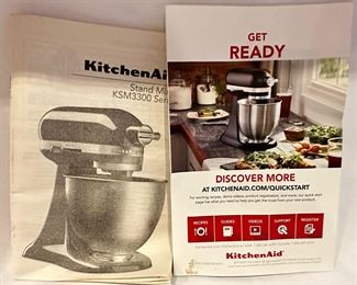 Kitchen Aid Mixer Artisan Mini With Attachments & Manual
Lot #: 46