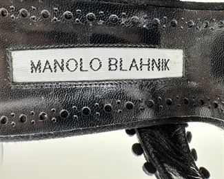 2 Pairs Manolo Blahnik High Heel Shoes: Size 39 & 39.5 (9 To 9.5)
Lot #: 5