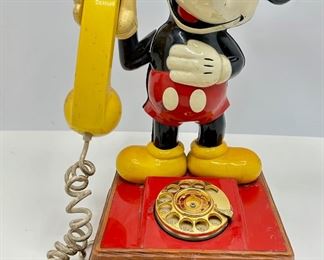 1976 Vintage Mickey Mouse Telephone By Walt Disney Productions
Lot #: 15