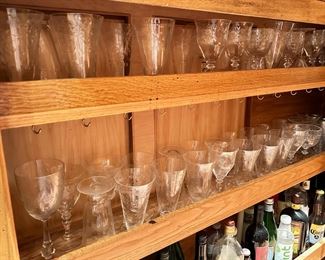 Assorted Crystal & Glass Stemware & Drinking Glasses, Some Vintage (Over 50 Pieces)
Lot #: 52