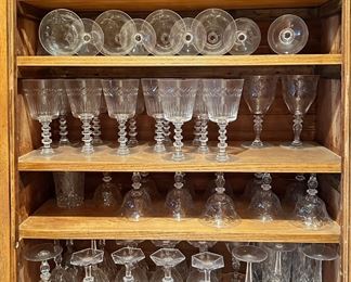 Assorted Crystal & Glass Stemware & Drinking Glasses, Some Vintage (over 70 Pieces)
Lot #: 51