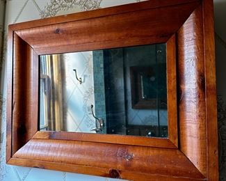 Vintage Wall Mirror With Wide Solid Wood Frame
Lot #: 102