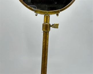 Antique Brass Adjustable Height Vanity Mirror
Lot #: 170