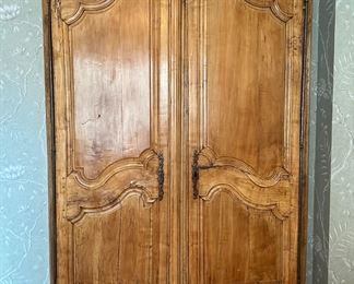 Oversize Vintage Armoire With Carved Front & Bronze Hardware
Lot #: 8