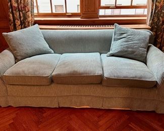 Slipcovered Sofa With 2 Pillows, Matches Lot 63
Lot #: 89