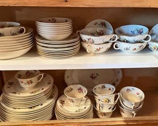 Vintage Syracuse China Selma Pattern Dishes With Gold Accents Purchased At Doyle's (Over 60 Pieces)
Lot #: 65