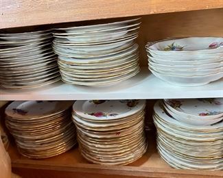 Vintage Fire Derby Porcelain Fine China Dishes With Gold Accents Purchased At Christie's (Over 90 Pieces)
Lot #: 66