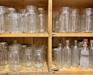 Vintage Phenix Ovale Nurser Bottles & Mason Jars By Ball, Kerr & Acme: With & Without Lids (Over 40 Pieces)
Lot #: 57