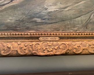 $1,500	
Oil painting Walter Shirlaw (1838-1909) 46x26 Scottish artist