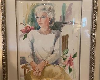$150 	
Nina Fritz portrait 36W x 43T	