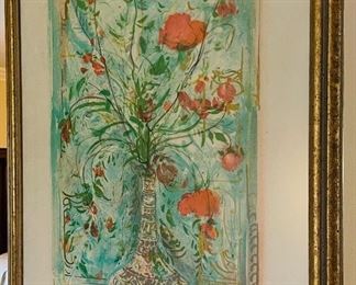$70 Edna Hibel (1917-2014) print numbered 192/149/297 -21x38