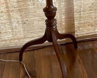 $50 	
Small wood side table 15x15x20T	