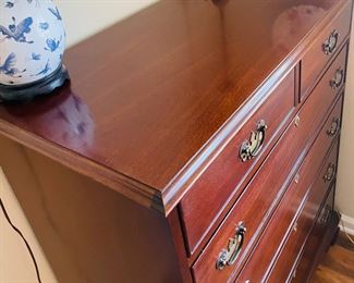 $550 	
Chest of drawers 6 drawers 40Wx21Dx45H									
Craftique mahogany NC From Gardberg's MobileAL									