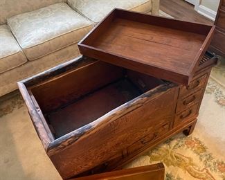 $375 	
Tanzu chest with copper tub inside 									
