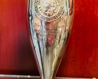 $100 	
Sterling bud vase 	