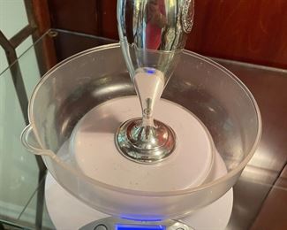 Sterling bud vase $100