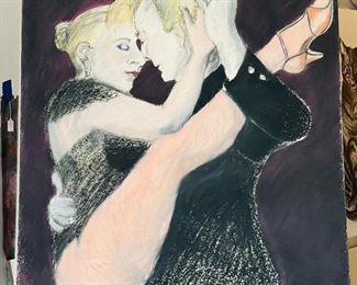 32”x40” pastel on board