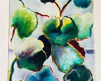 Belle Isle series: Oil
Stick and other media on paper. Circa 1970s 