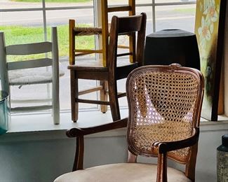 Antique and interesting child's chairs