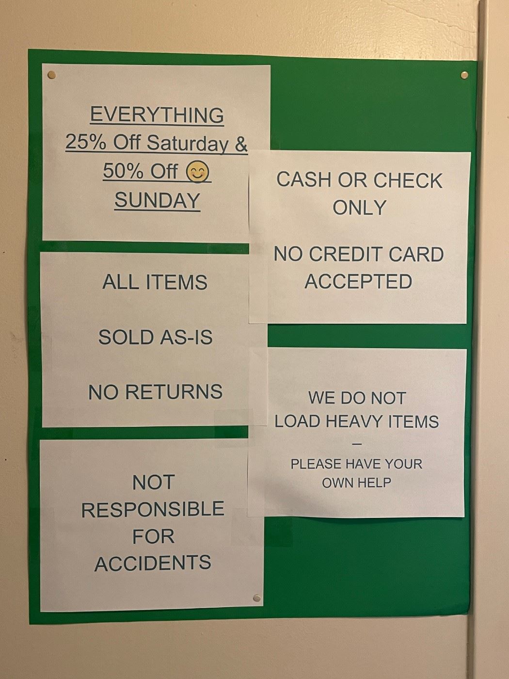 Estate Sale in Yoakum, Texas starts on 7/28/2023