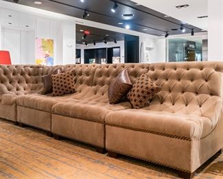 4 piece custom sectional chaise - $700 