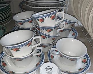 Wedgwood “Trellis Rose” china 