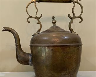 Large copper kettle 