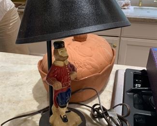 Vintage Monkey Butler Desk/table Lamp