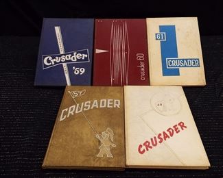 Crusader yearbooks