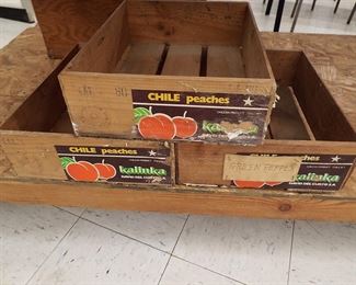 wooden crates