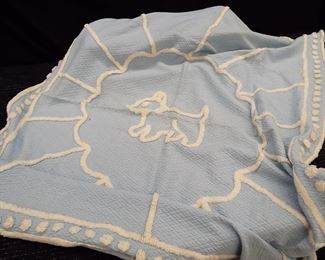 Vintage baby blanket