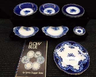 Flow Blue vintage dishes