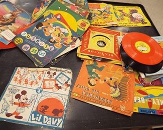 Vintage children's 45s