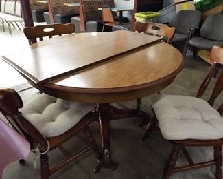 Dining room table and chairs