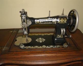 Complete with White Rotary sewing machine inside