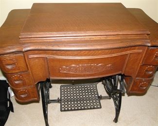 White Rotary sewing cabinet