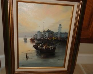 You just have to appreciate a good canvas painting that makes you think about where this scene might be located