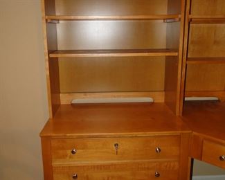 Office system with lockable drawers for safe keeping of all those top secret files