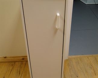 White storage cabinet