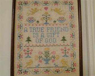 Cross stitch art