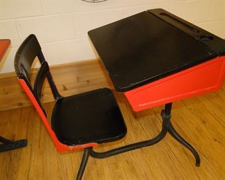 Vintage student desk