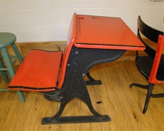 Vintage student desk