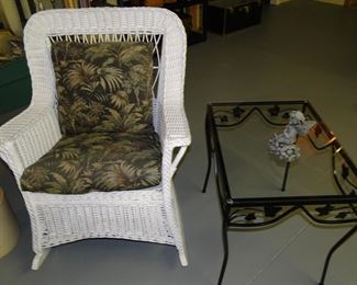 Pair that wicker furniture with those glass and metal tables, and instant success