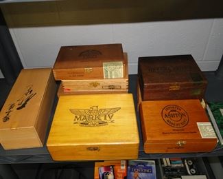 Cigar boxes, a very nice collection