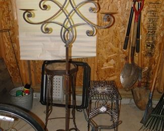 Large, floor model candle holder