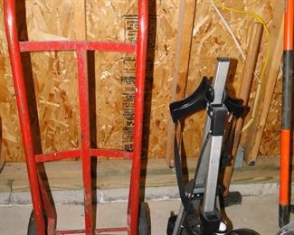 Dolly, and golf bag caddy