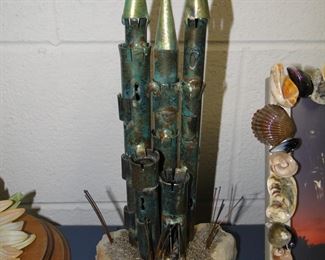 Beautiful metal castle structure