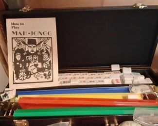 Mah-Jongg in carry case