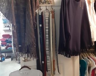 Shaws & Poncho plus Belts